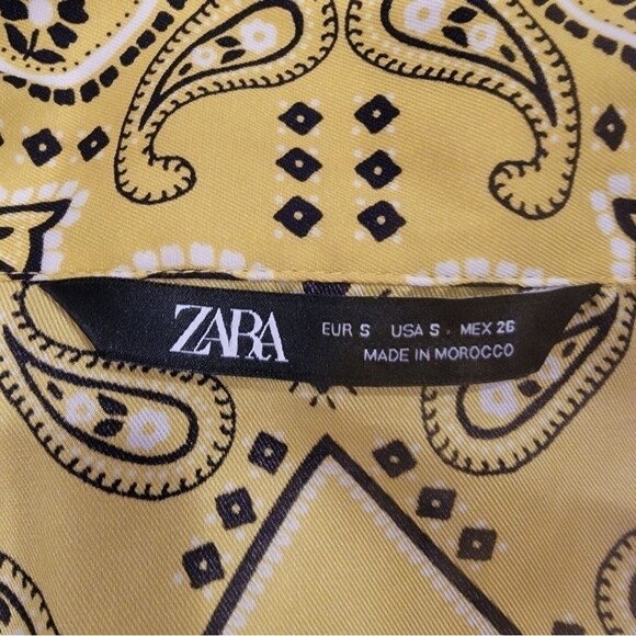 ZARA crop Blouse size S - Picture 4 of 7